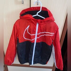 Nike toddler boy fleeced lined jacket size 4t (3yr-4yr)